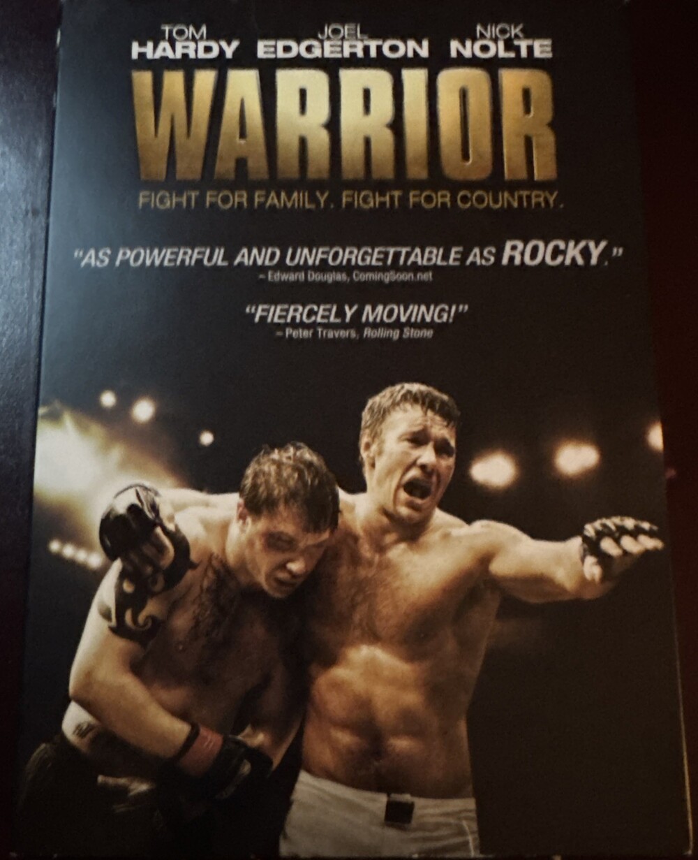 Warrior DVD Movie Tom Hardy Nick Nolte Gavin O'Connor Very Good